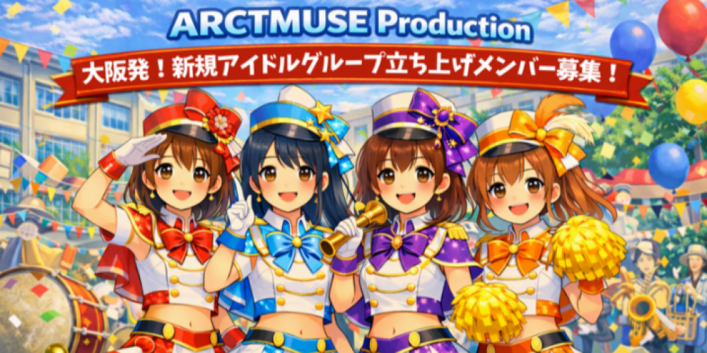 [大阪]ARCTMUSE Production 新規アイドルグループ メンバー募集