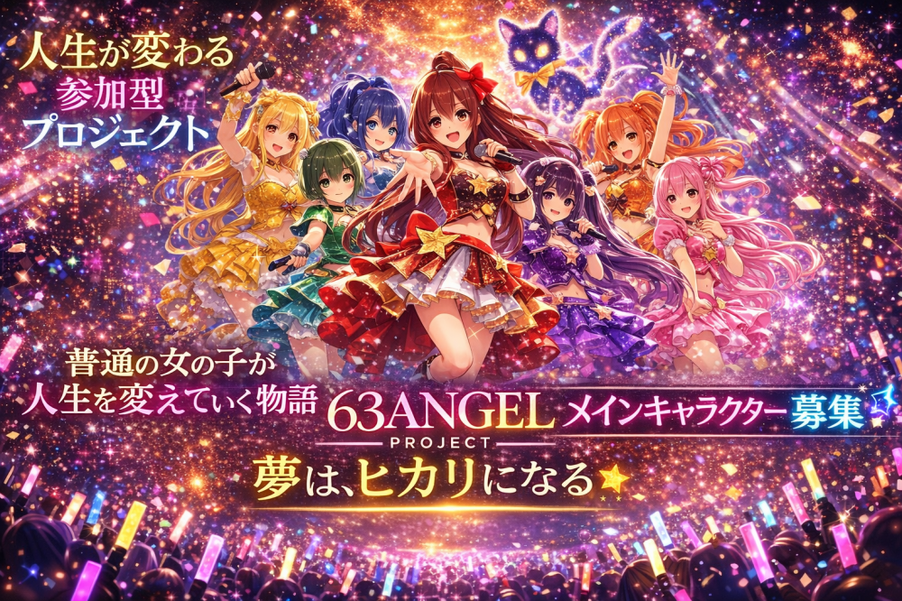 人生が変わる参加型プロジェクト！63ANGELアイドルオーディション！