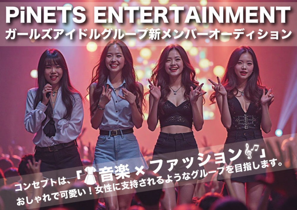 アイドルグループ新メンバーオーディション！！