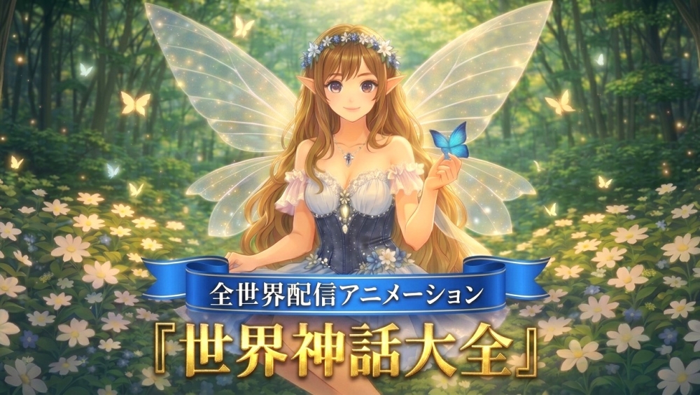 【全世界配信アニメ化決定】『世界の神話、ファンタジー』 声優・ナレーター・シンガー大募集!